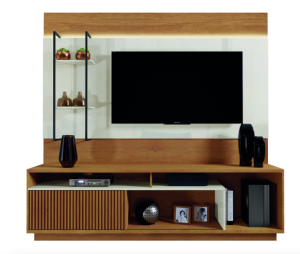 Home para Sala de TV Moderno com LED - Ravena