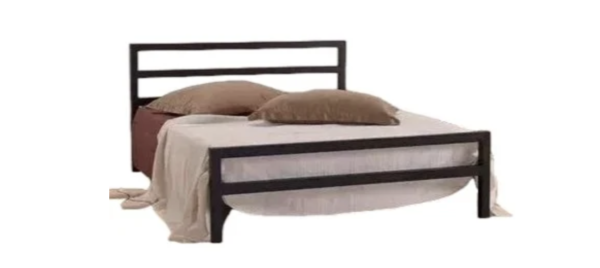 Cama de Ferro Hadassa Preto King Size 1,86x1,98